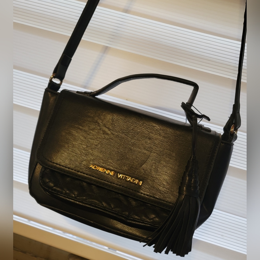 Adrienne Vittadini Black Crossbody Bag